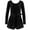 Black, variant on Kids Girls Dress Purple Long Sleeve Dress Girls Fall Winter Dresses Birthday Dress for Girls Dresses Size 4T
