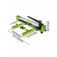 thumbnail image 2 of VEVOR Tile Cutter 31.5 Inch Manual Tile Cutter 1.4 Inch Tile Cutting Machine Ceramic Porcelain Tile Cutter with Laser Guide All-Steel Frame and Bonus Spare Cutter Wheels Tile Cutter Hand Tool, 2 of 9