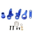 thumbnail image 1 of RC Car Upgrades Parts, High Strength RC Steering Group Kit Replacement Aluminum Alloy  For Remote Control Car Blue, 1 of 8
