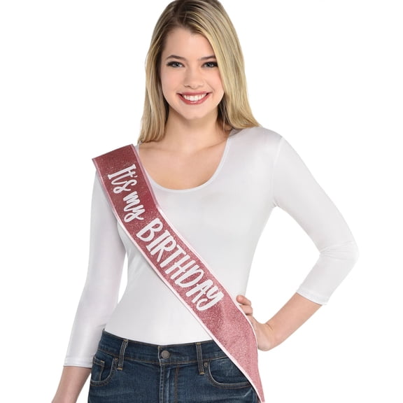 Glittery"It's My Birthday Sash - 30"