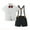 White, variant on CARETOO Boy Clothes Suits Toddler Dress Shirt Trousers Shorts Bowtie Formal Cotton Fabric Outfits