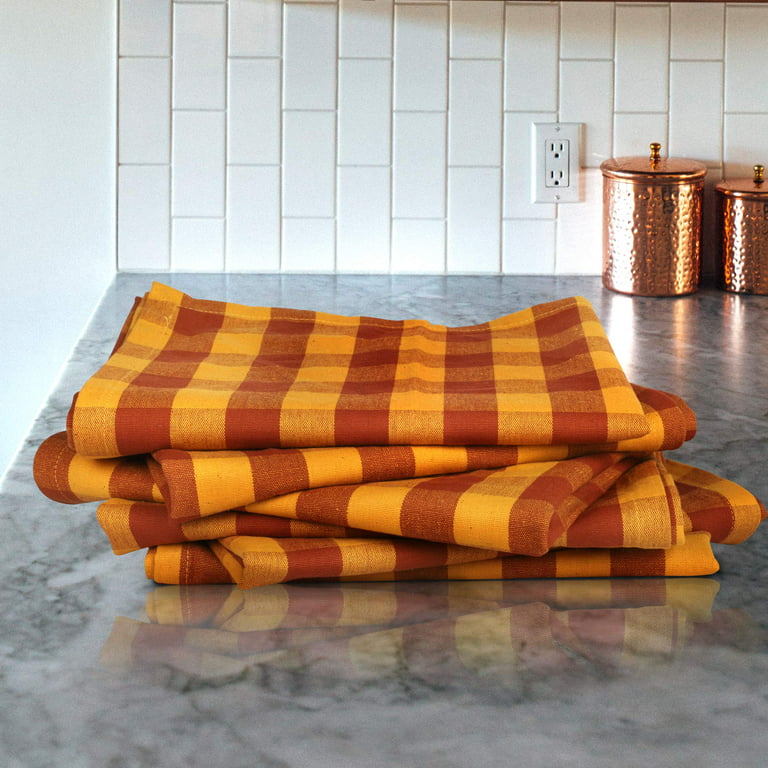 Urban Villa Set of 6 Harvest Special Kitchen Towels 20×30 inch 100