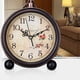 thumbnail image 2 of Vintage Style Alarm Clock Silent Antique Retro Table Clock Decorative Quiet Non-ticking Clock Classic Retro Clock Desk Alarm Clock(without Battery), 2 of 5