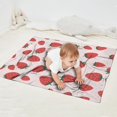 thumbnail image 2 of Red Strawberry Plants Fruit Blanket,Comfortable Soft Lamb Wool Throw Blanket,All Season,Warm Lightweight Blankets for Sofa Bed Couch Living Room Chair,30"x40", 2 of 4