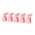 thumbnail image 3 of 6 X 5 Piezas De Conectores Para Perchas De Ropa, Clips Duraderos Para Perchas Para Bufandas, Camisas, Chaquetas, Color Rosa, 3 of 8