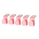 thumbnail image 2 of 5 ganchos conectores para perchas de ropa en cascada, duraderos para armarios. rosa, 2 of 9