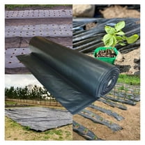 - Weed Control 4 Mil Black Plastic Sheeting - Heavy Duty Weed Barrier Landscape Fabric for Outdoor Gardens, Non Woven Weed Blocker Fabric, Weed Control (3' x 100')