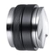 thumbnail image 5 of Distribuidor de café Tampers nivelador de café de doble cabezal herramienta de distribución de Base de acero inoxidable Base plana y ondulada para negro 53mm, 5 of 9
