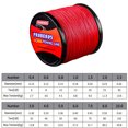 thumbnail image 1 of PROBEROS 300/500m Ultra-Strong Fishing Line: Wear-Resistant, 4-Strand PE Braided for Long-Distance Casting & Multi-Load Capacity Red 500M 0.33MM-40LB, 1 of 6
