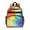 Rainbow Tie Dye-1, variant on Rainbow Tie Dye Ink Pattern Backpack for School,Cute School Bag,Schoolbag with Adjustable Shoulder Straps & Padded Back,15.25"x11.5"x5.25"