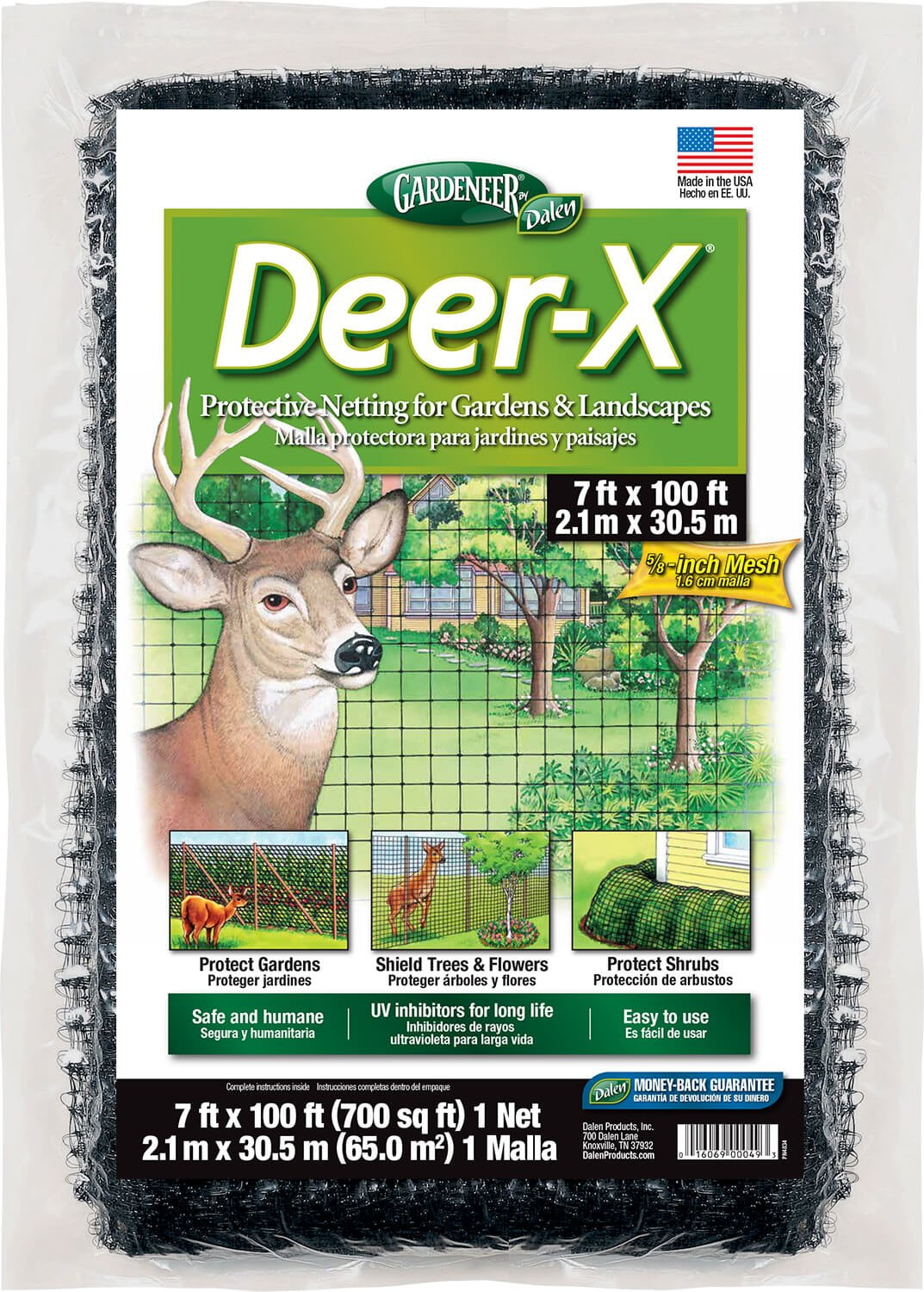 Garden Fence Landscape Deer Fencing Protective Netting 7x100' Animals Net Border 