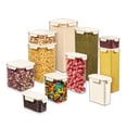 thumbnail image 1 of Sorbus 11-Pack Assorted Size Airtight Food Storage Containers – Clear Pantry Organizer, 1 of 8