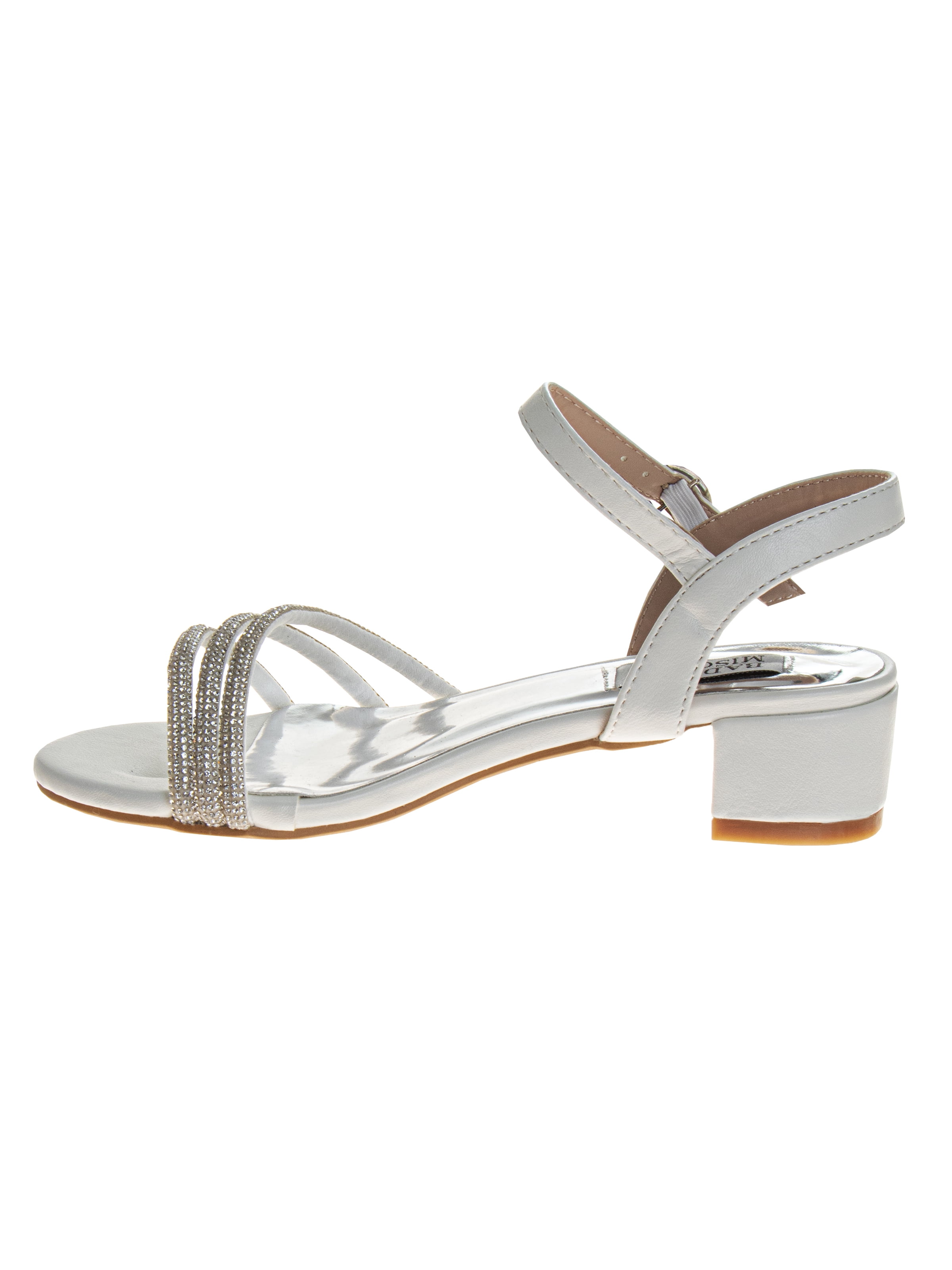 Badgley Mischka Little and Big Girls Embellished Heeled Sandal