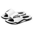thumbnail image 2 of Rokment Women's Men's Acupressure Massage Slippers for Plantar Fasciitis Neuropathy Non-Slip Bathroom Shower Water Bath Sandals Stress Relief White Size 7, 2 of 5