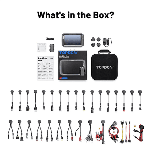 Topdon UltraDiag Moto Motorcycle Diagnostic Tool for 80  Brands