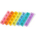 thumbnail image 3 of Organizador semanal de pastillas de 28 compartimentos, pastillero portátil para medicamentos, organizador diario de medicinas de 4 compartimentos, organizador de pastillas, 3 of 4