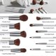 thumbnail image 4 of Makeup Brush Set 11Pcs Bamboo Synthetic Kabuki Brush Set Foundation Powder Blending Concealer Eye shadows Blush Cosmetics Brushes with Organizer Bag &, 4 of 4
