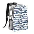 thumbnail image 3 of Susaid Palm Tree Print Clear Backpack See Through Transparent Plastic Clear Bookbags for School, College, Stadium,Work, 3 of 7