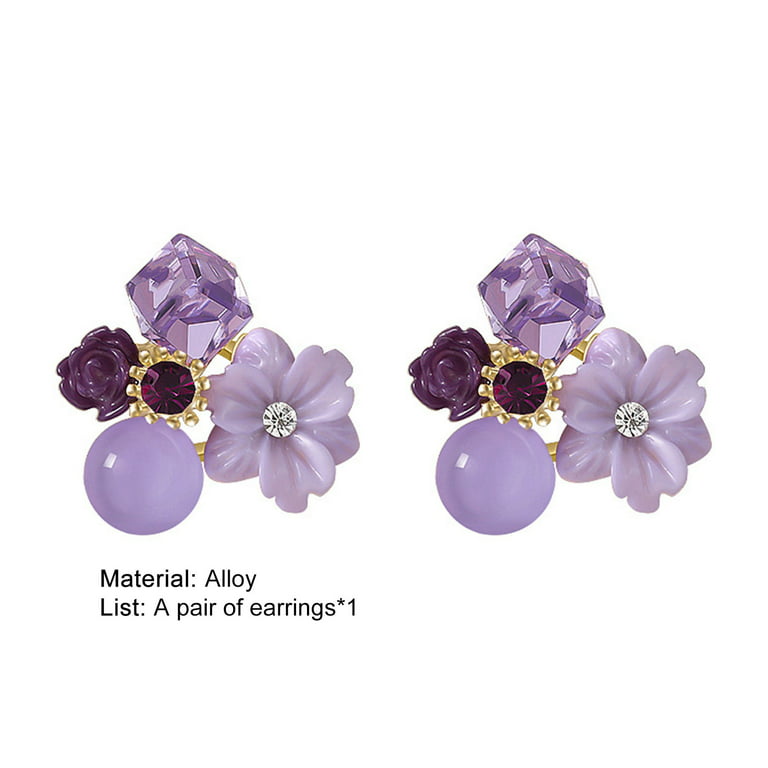 Reserved: Chanel Camellia Flower Earrings with Baroque Faux Pearls