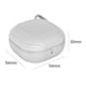 thumbnail image 3 of Funda protectora con llavero para Samsung Galaxy Buds Pro Buds Live (Blanco), 3 of 6