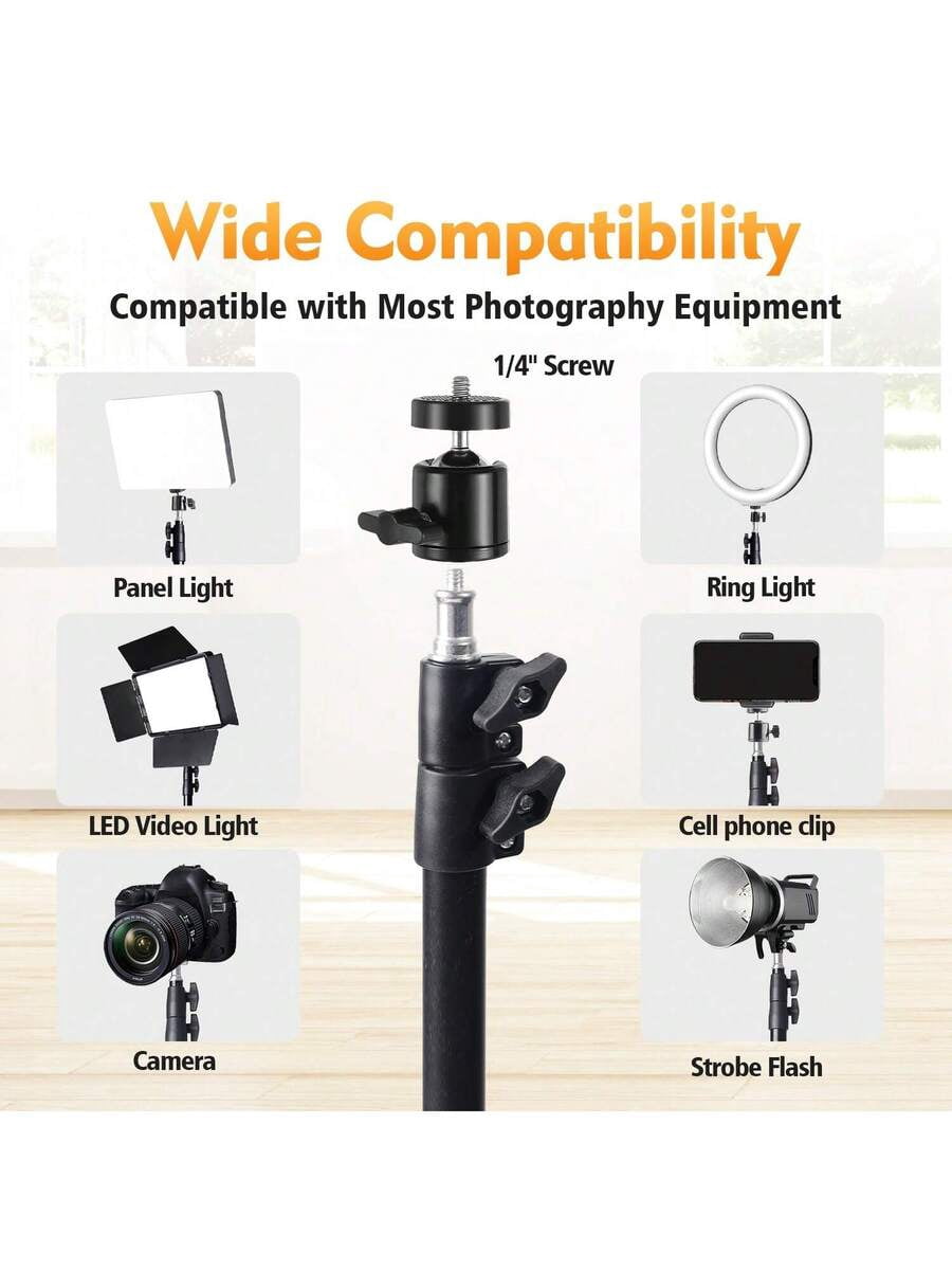 1 Pcs 10inch USB Selfie Ring Light With Adjustable Tripod Stand - Dimmable, Push-Button Control For Streaming, Makeup