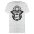 thumbnail image 1 of Gorilla W/firefighter Helmet   Tee Men's -Image by Shutterstock, 1 of 2