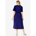 thumbnail image 2 of Woman Within Plus Size Short-Sleeve Button-Front Pocket Dress (Petite Available), 2 of 6