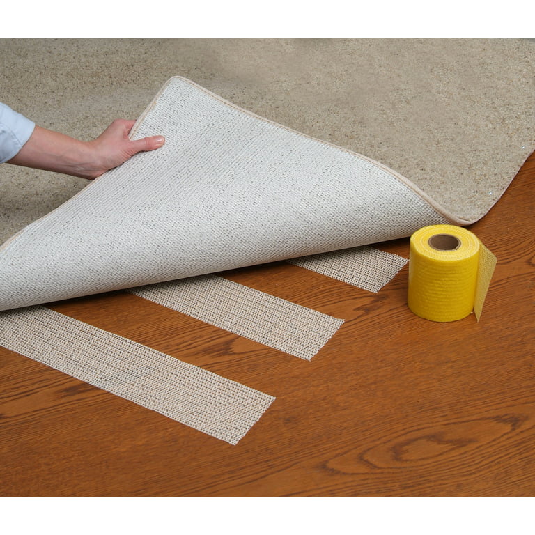 Nance Great Grip Rug Tape 2.5-in x 25-ft Gray Anti-Slip Rug Tape in the  Flooring Tape department at
