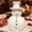 M-7.8inch, variant on AHeartcove Christmas Decorations - Handmade Terracotta White Ceramic Snowman Christmas Tabletop Decor, 1-Piece Modern Farmhouse Snowman Statues for Holiday Mantel Console Table Display,5.9 INCH