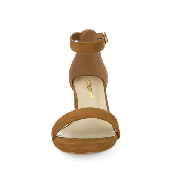 Brown ankle top tie sandals