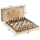 thumbnail image 5 of Juego de ajedrez Amerous plegable de madera con piezas magnéticas de 30 x 30 cm, 5 of 8