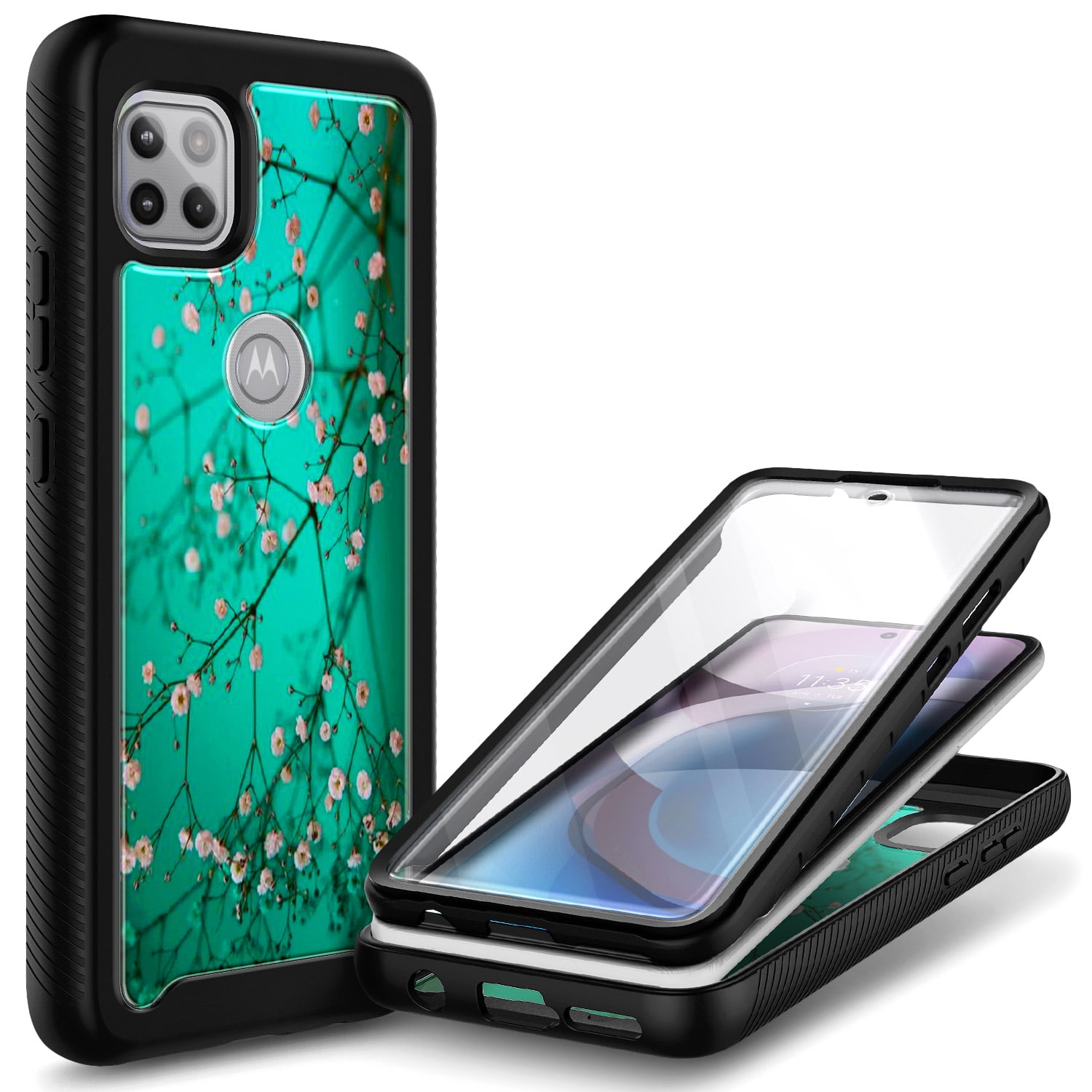 Nagebee Case for Motorola Moto One 5G Ace / Moto G 5G with Builtin