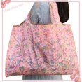 thumbnail image 3 of Nueva bolsa ecológica plegable para compras, bolsa de supermercado plegable con un solo hombro, creativa y a la moda., 3 of 5