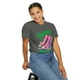 thumbnail image 4 of Women's AKA Pink and Green Chucks and Pearls Comfort Colors Shirt, 4 of 4