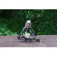 thumbnail image 5 of Handmade Wooden Primitive Tribal Tandem Kayaking Figurine Statue Canoe Funny Sculpture Tiki Bar Handcrafted Unique Gift Decor Accent Figurine Hand Carved, 5 of 6