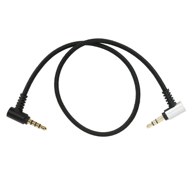 Adaptador TRS a TRRS Enchufe Chapado en Oro Plug And Play Cable de Micrófono ANGGREK