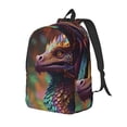 thumbnail image 1 of Fotbe Rainbow Scales Fantasy Dragon Mochila de Lona con Estampado, Mochila Duradera, Mochila Versátil de Alta Calidad, Mochila Compacta Vintage-Medium, 1 of 5