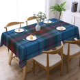 thumbnail image 2 of Rectangle Table Cloth, County Louth Irish Tartan Resistant Washable Tablecloth Decorative Table Cover for Dining, Indoor and Outdoor, 2 of 6