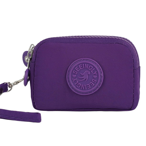 Monedero de regalo, sencillo, impermeable, con cremallera de nailon, para llaves