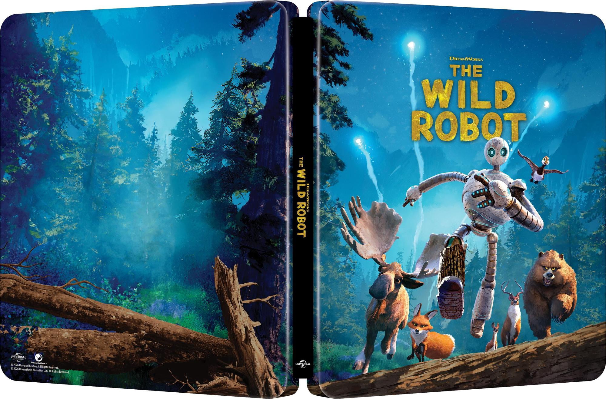 The Wild Robot (Steelbook) (4K Ultra HD), Family, DreamWorks