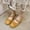 Orange, variant on KIJBLAE Women's French Style Round Toe Bow Knot Ballet Flats, Plus Size Soft Sole Slip On All-Match Casual Shoes Green 36