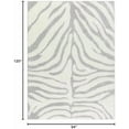 thumbnail image 2 of Mark&Day Animal Print Rugs, 8x10 Delonte Modern Shag Zebra Tiger Light Gray/Cream Area Rug, Grey Beige Carpet for Living Room, Bedroom or Kitchen (7'10" x 10'), 2 of 13