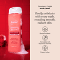 thumbnail image 3 of Suave Strawberry Delight Exfoliating Body Wash & Scrub with Glycerin & Vitamin E, Sulfate-Free Hydrating Cleanser for Soft, Smooth Skin, 18 fl oz, 3 of 9