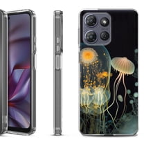 Shockproof Protective Phone Case for Motorola Moto G 5G 2025, by OneToughShield - Jellyfish