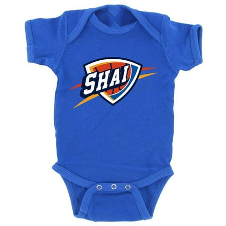 

Blue Shai Gilgeous-Alexander Thunder SGA Logo Baby 1 Piece