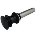 thumbnail image 2 of Kingston Brass EV6001WT Fauceture 22 Gauge Push Pop-Up Drain with Overflow, Polished Chrome & White, 2 of 9