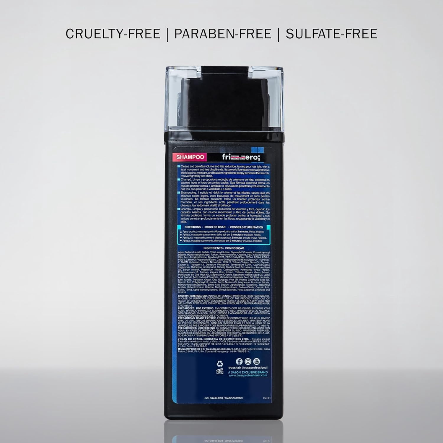 TRUSS FRIZZ.ZERO; SHAMPOO 300ML/10.14FL.OZ