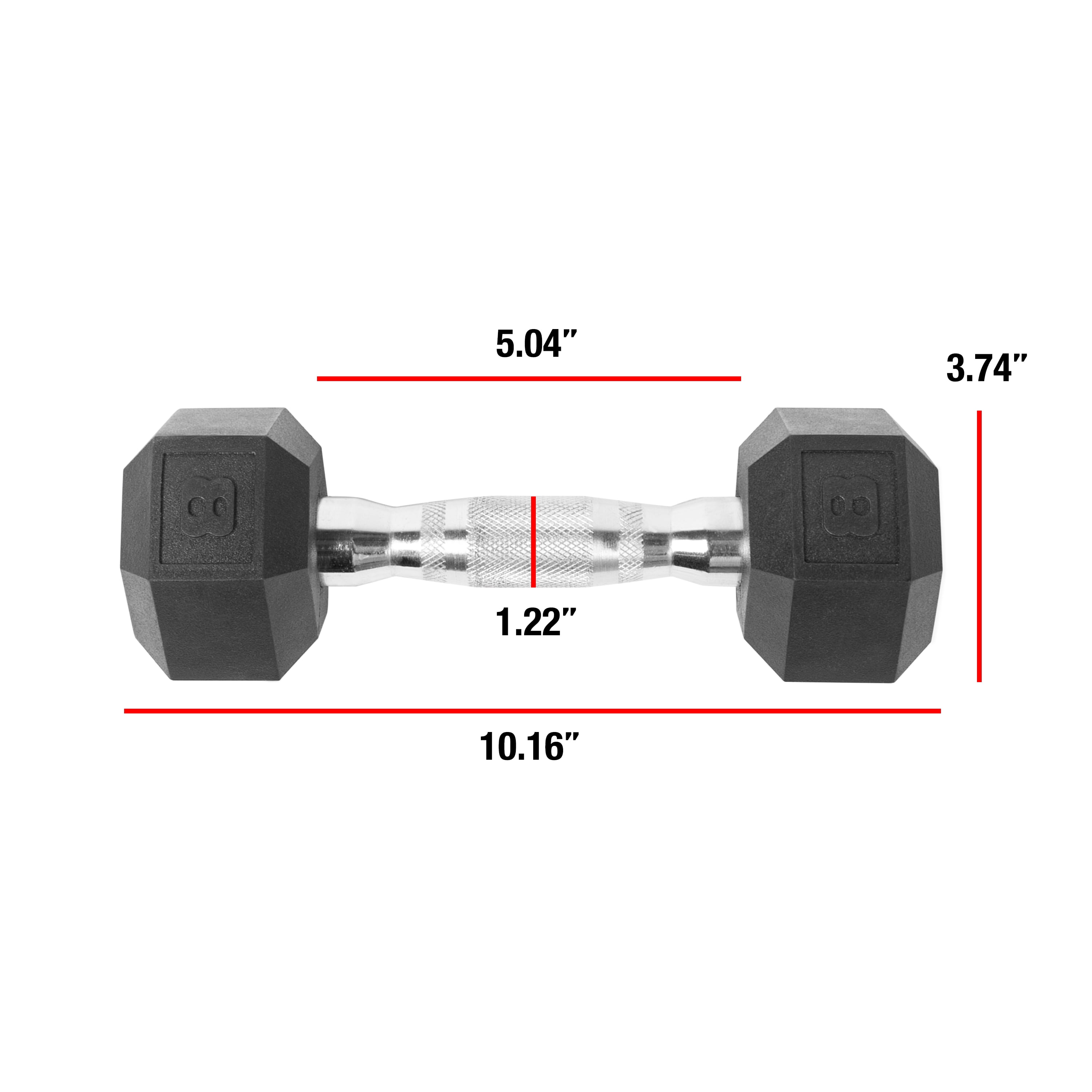 Elite PVC Coated Hex Dumbbells – W8LAND