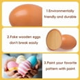 thumbnail image 4 of ACDANC Realistic Brown Chicken Eggs, Agricultural Tool Eggs That Helps Encourage Laying, Smooth Surface For Safe Use In Chicken Coop Or As Easter Decorations, 6Pcs, 4 of 4