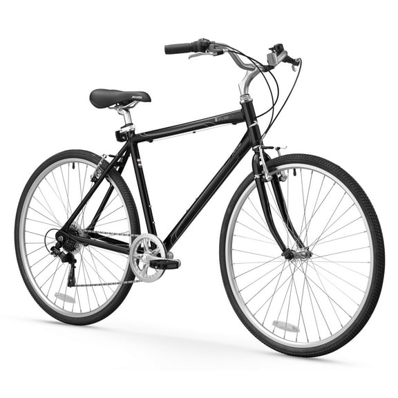 XDS Explorer CT 7sp Men's 700C, Hybrid City Commuter Bike, Matte Black